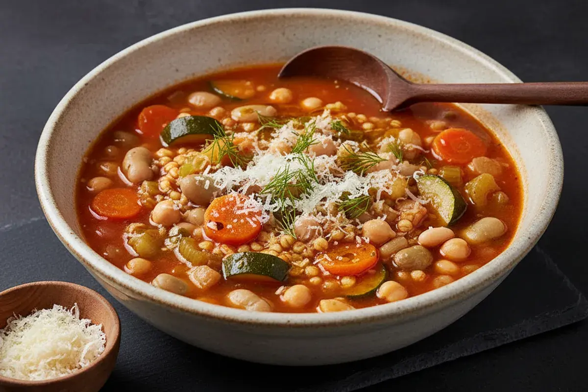 Minestrone della Longevità Sardo (Ricetta Originale Zona Blu)