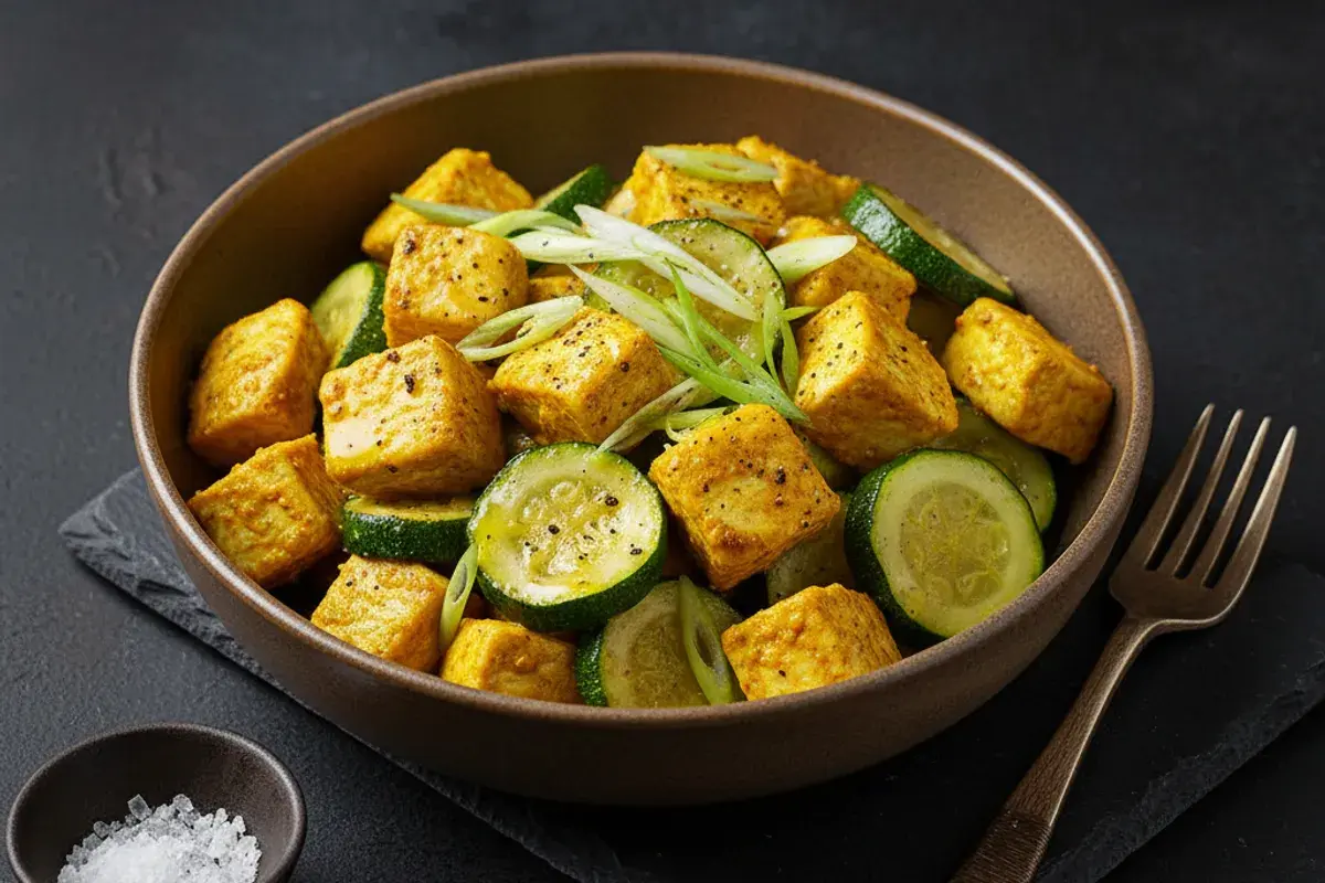 Turmeric Chicken with Sautéed Zucchini